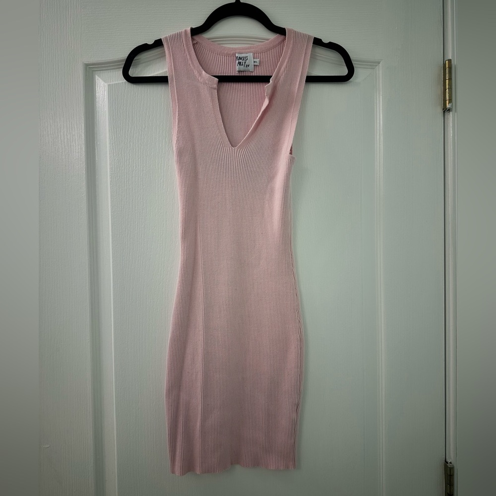 PINK BODYCON PRINCESS POLLY DRESS